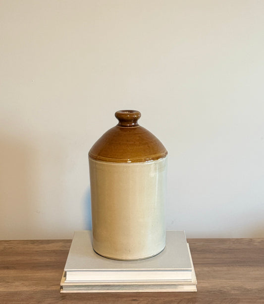 Large salt glazed rum jar/crock