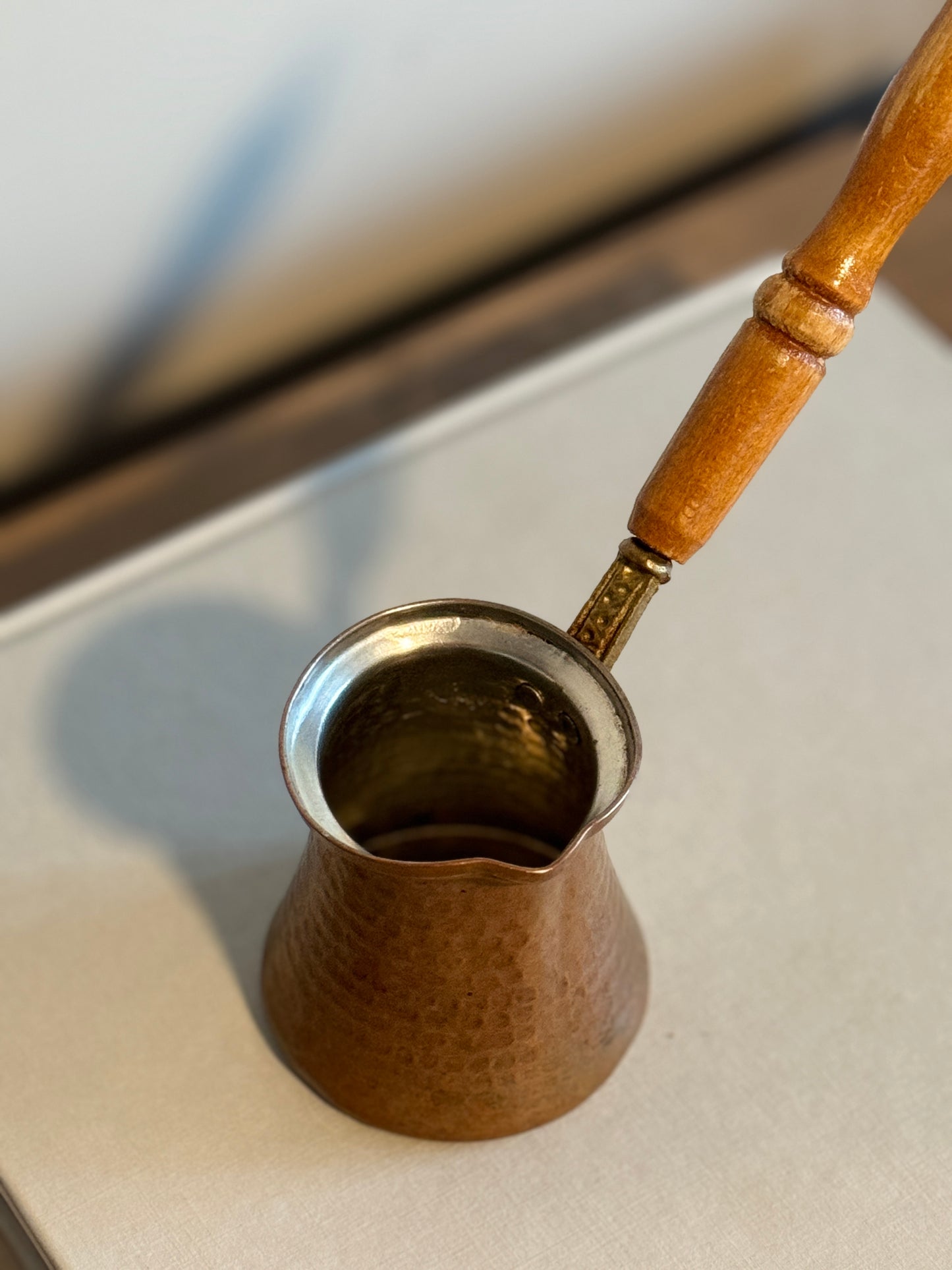 Small copper ladle