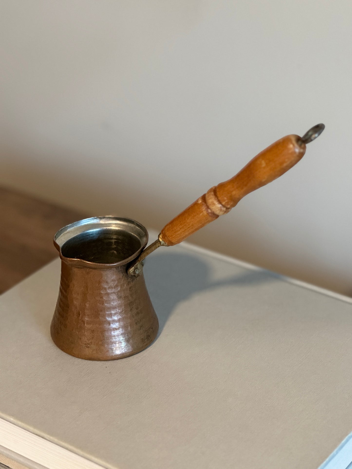 Small copper ladle