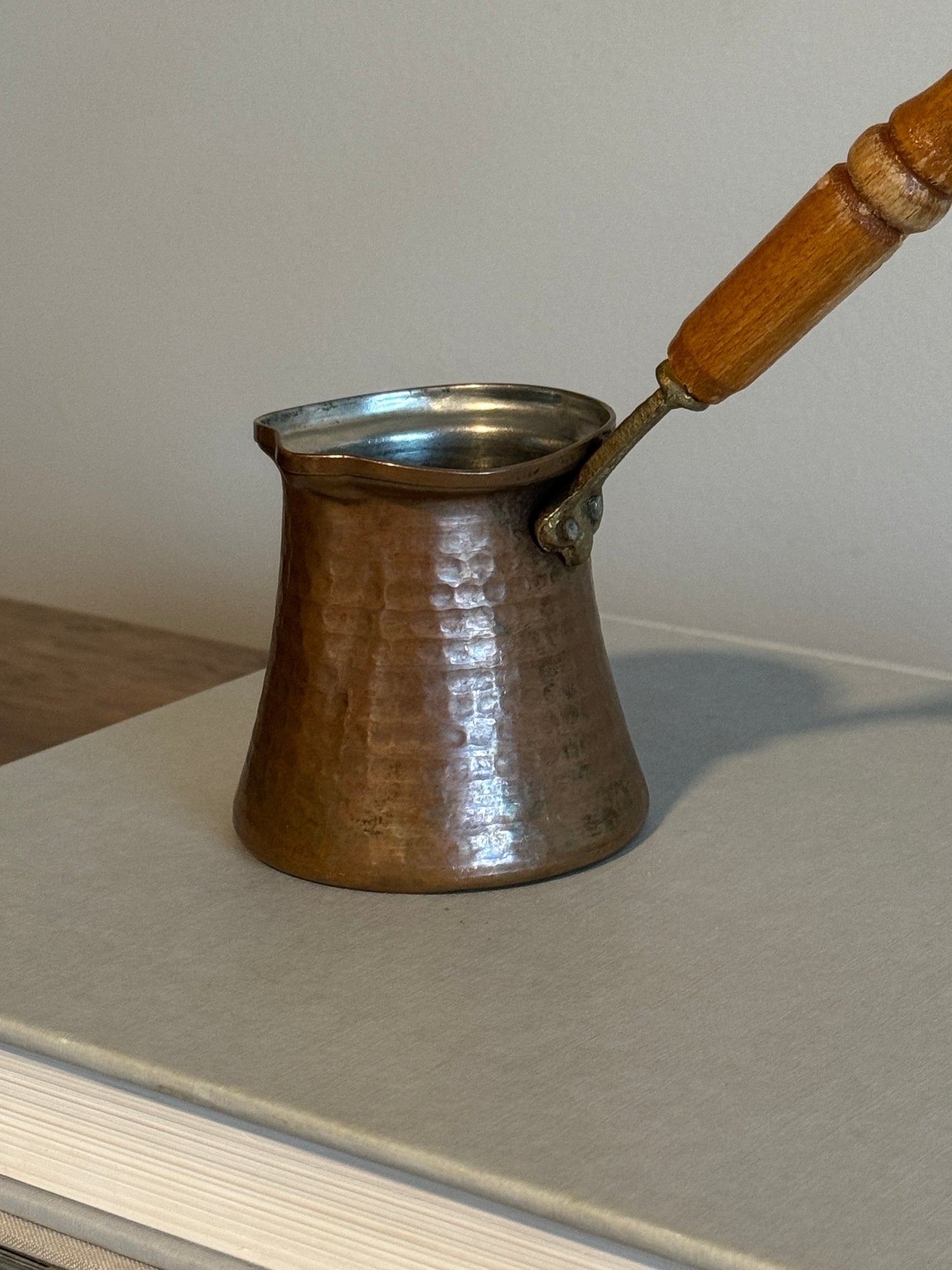 Small copper ladle