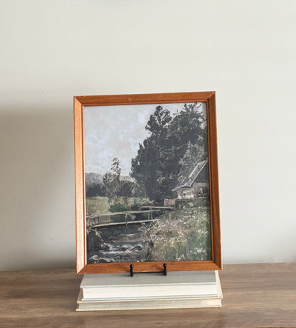 Canvas creek cottage framed art
