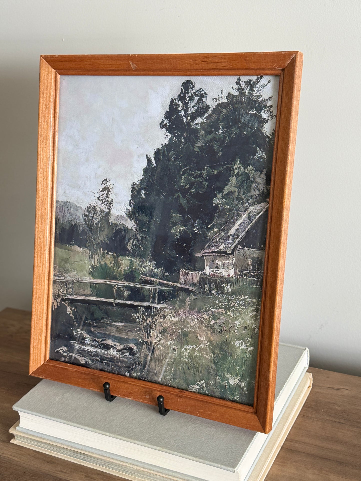 Canvas creek cottage framed art