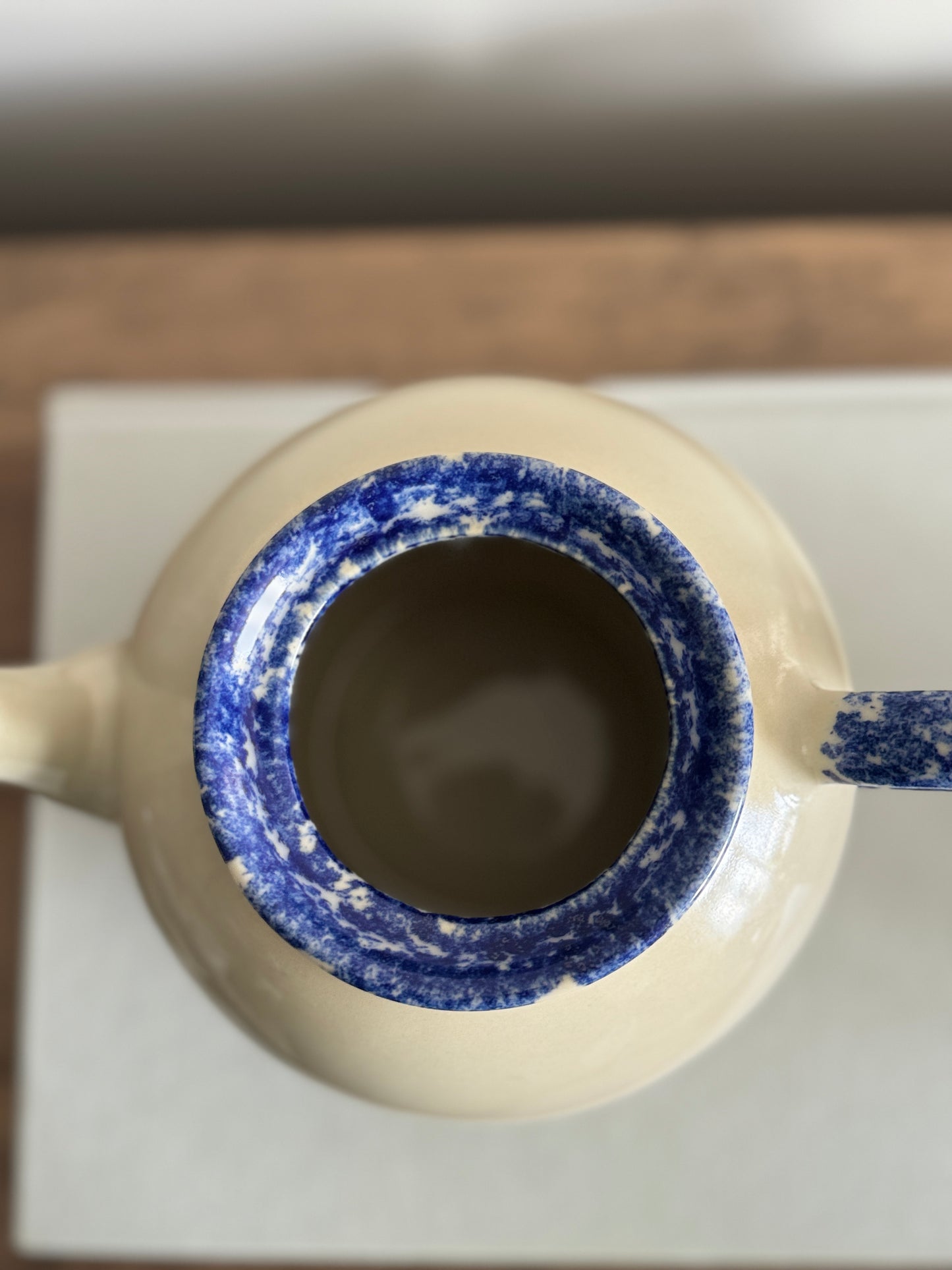 Brothers stoneware teapot