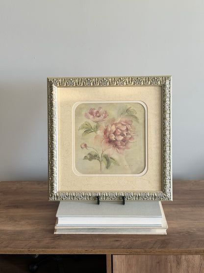 Vintage peony print