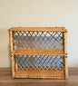 Wicker shelf