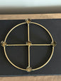 Brass 5 taper candle holder