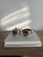 vintage cream and sugar set