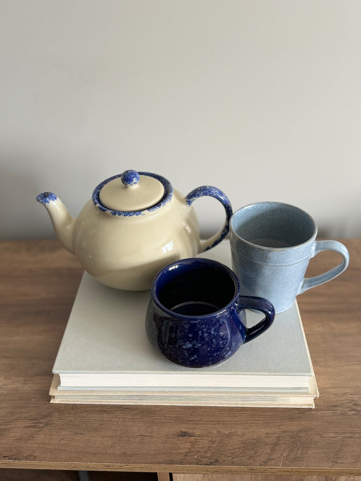 Brothers stoneware teapot