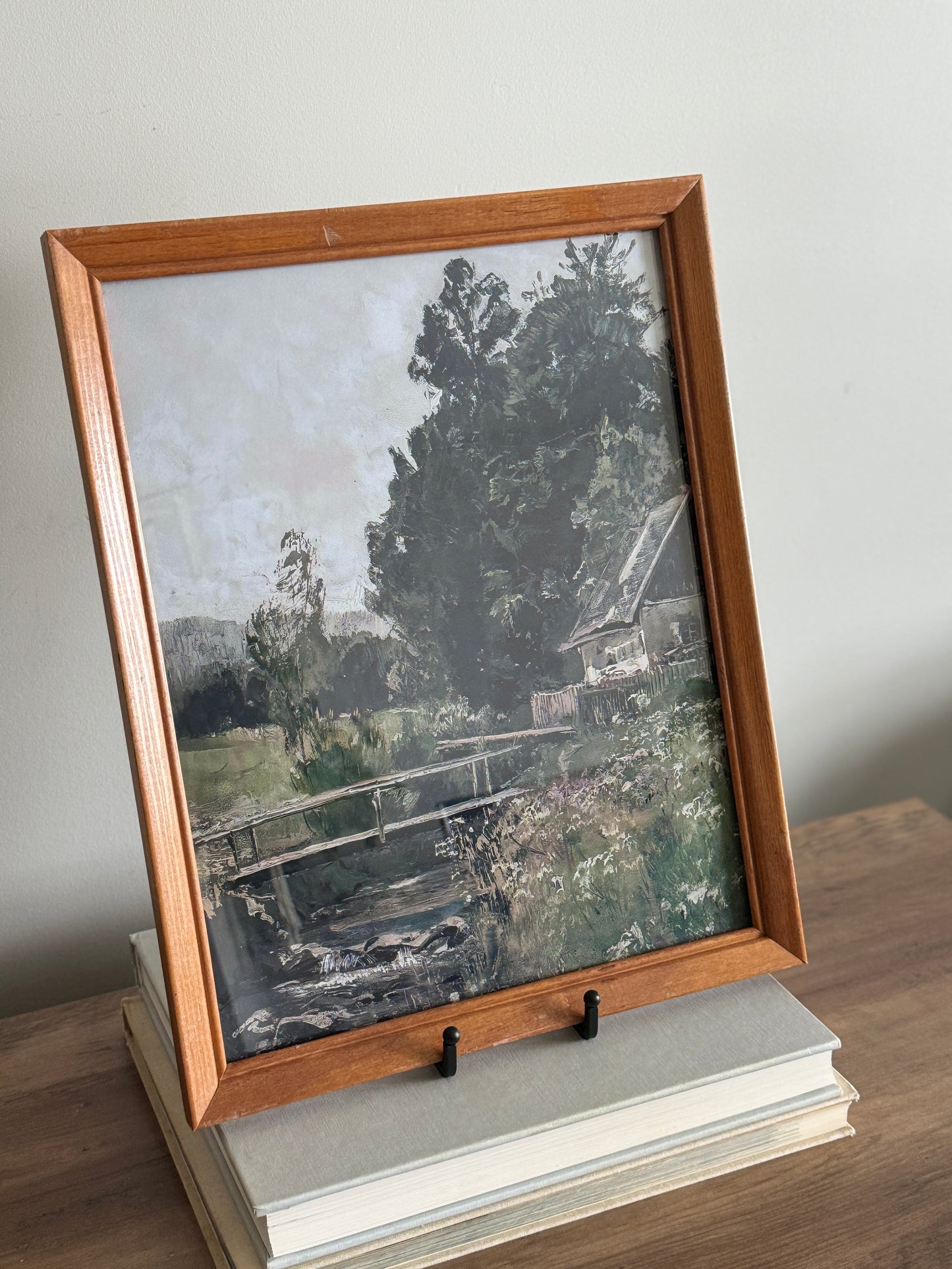 Canvas creek cottage framed art