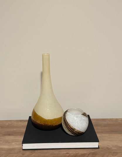 Mid century glass vase