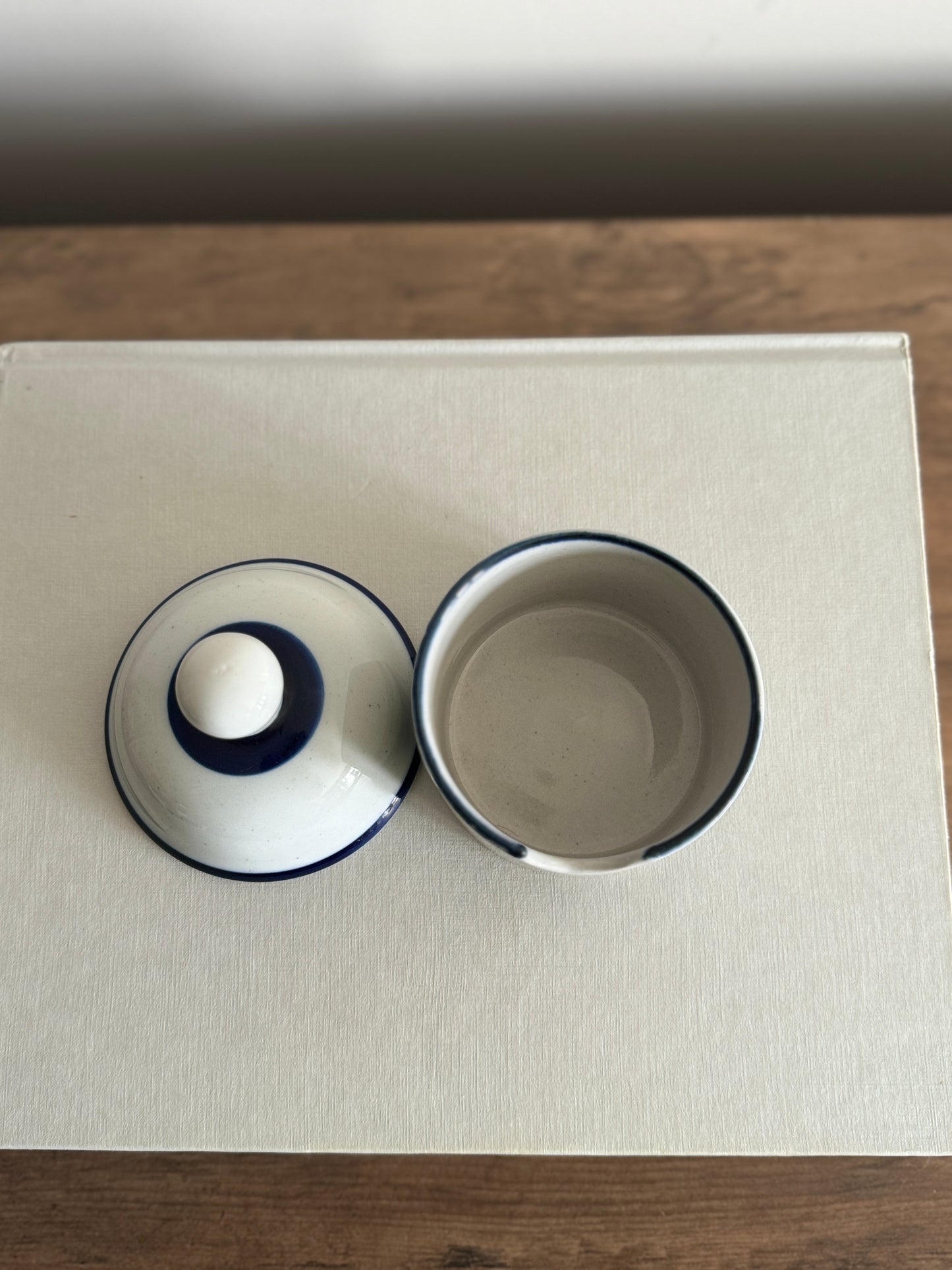 Dansk ceramic jam/condiment jar