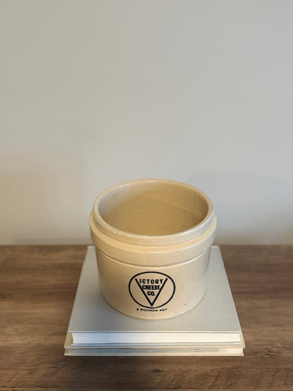 Viceroy Cheese Co. crock as found